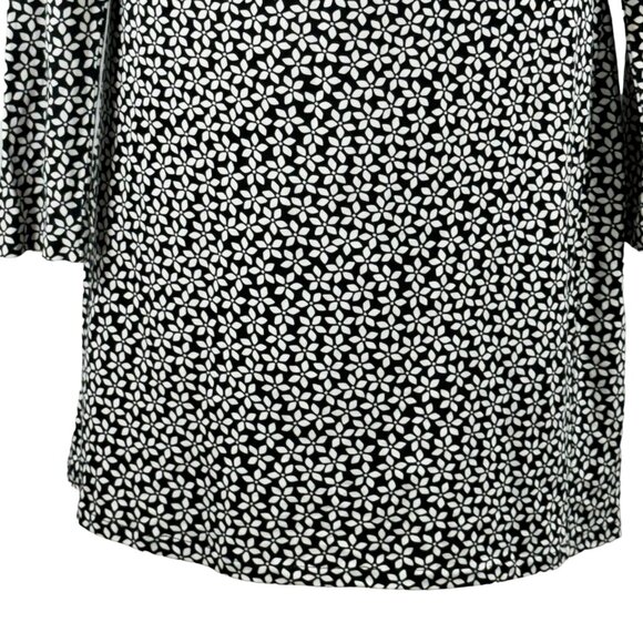Chic & Effortless! Diane Von Furstenberg Reina Dress in Black & White Pr… - Picture 13 of 13